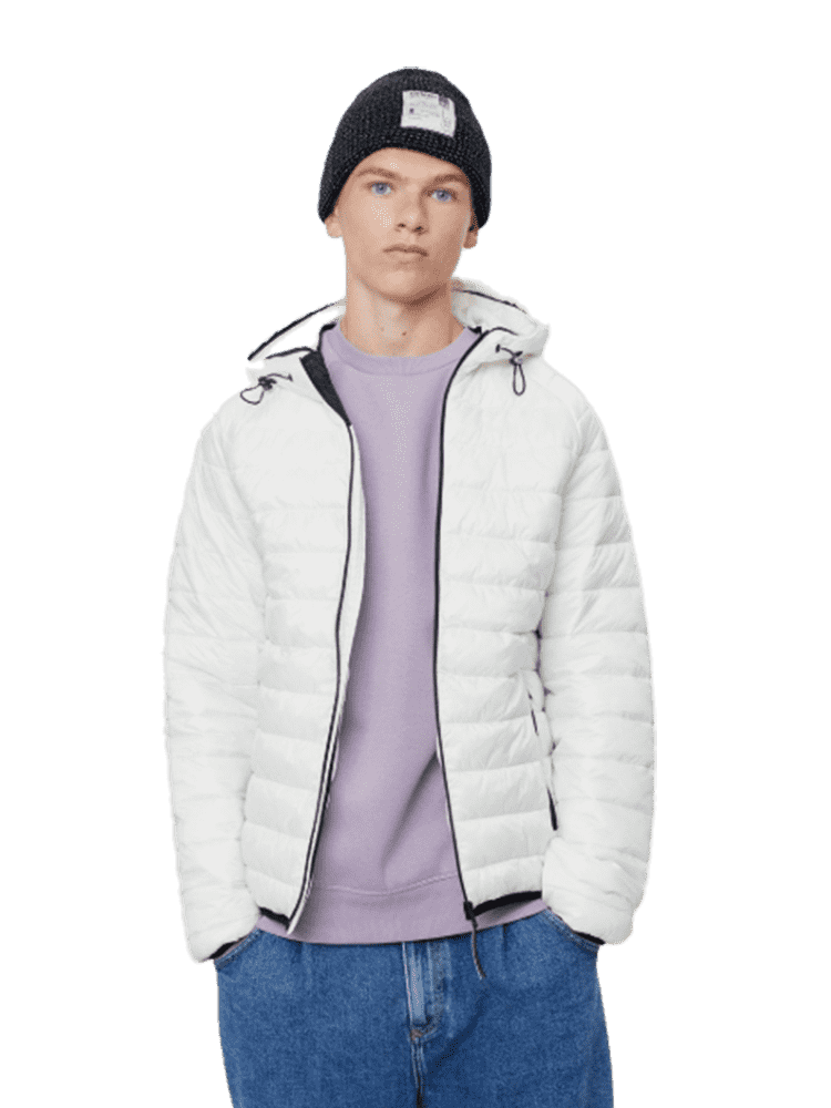 Quilted Gilet With Hood