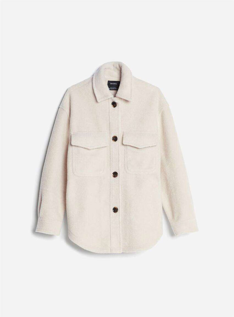 Oversized check overshirt