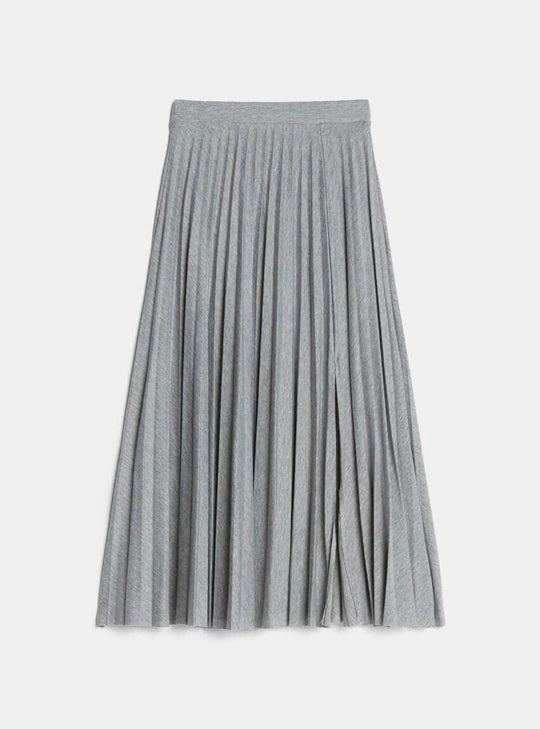 Pleated midi skirt