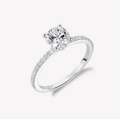 Cushion Halo Setting